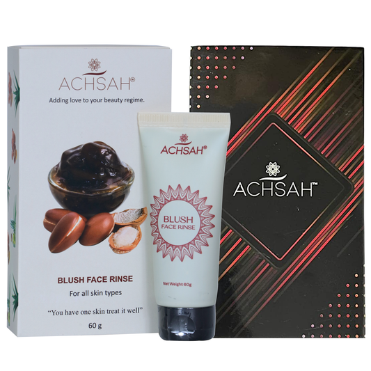 ACHSAH Blush Face Rinse (Face Wash) With Travel Pack
