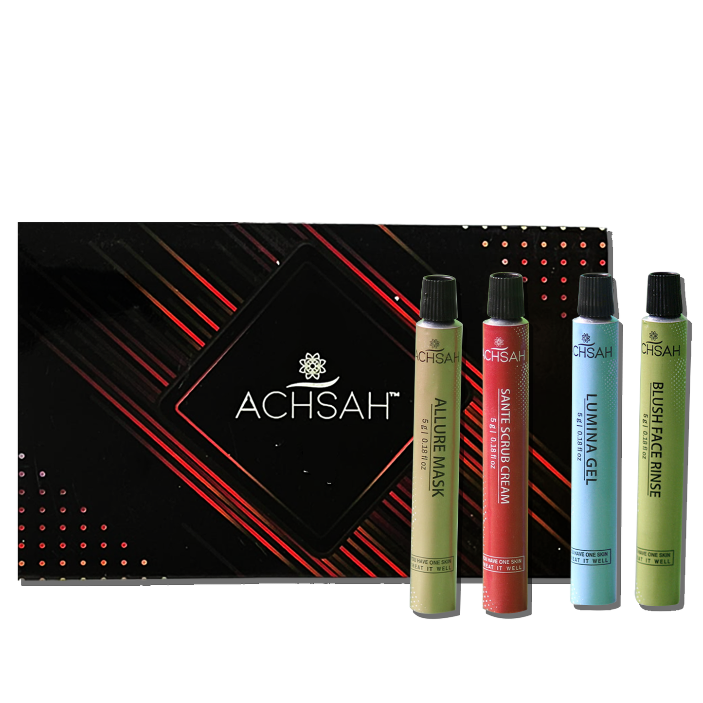 ACHSAH Blush Face Rinse (Face Wash) With Travel Pack